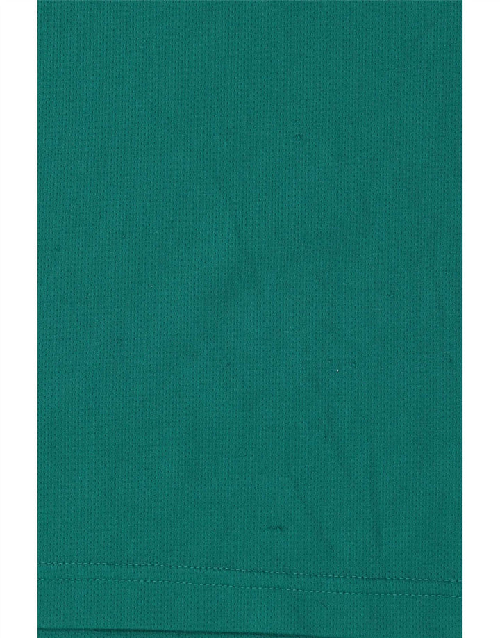 Adidas Mens Climalite T-Shirt Top Large Turquoise Polyester