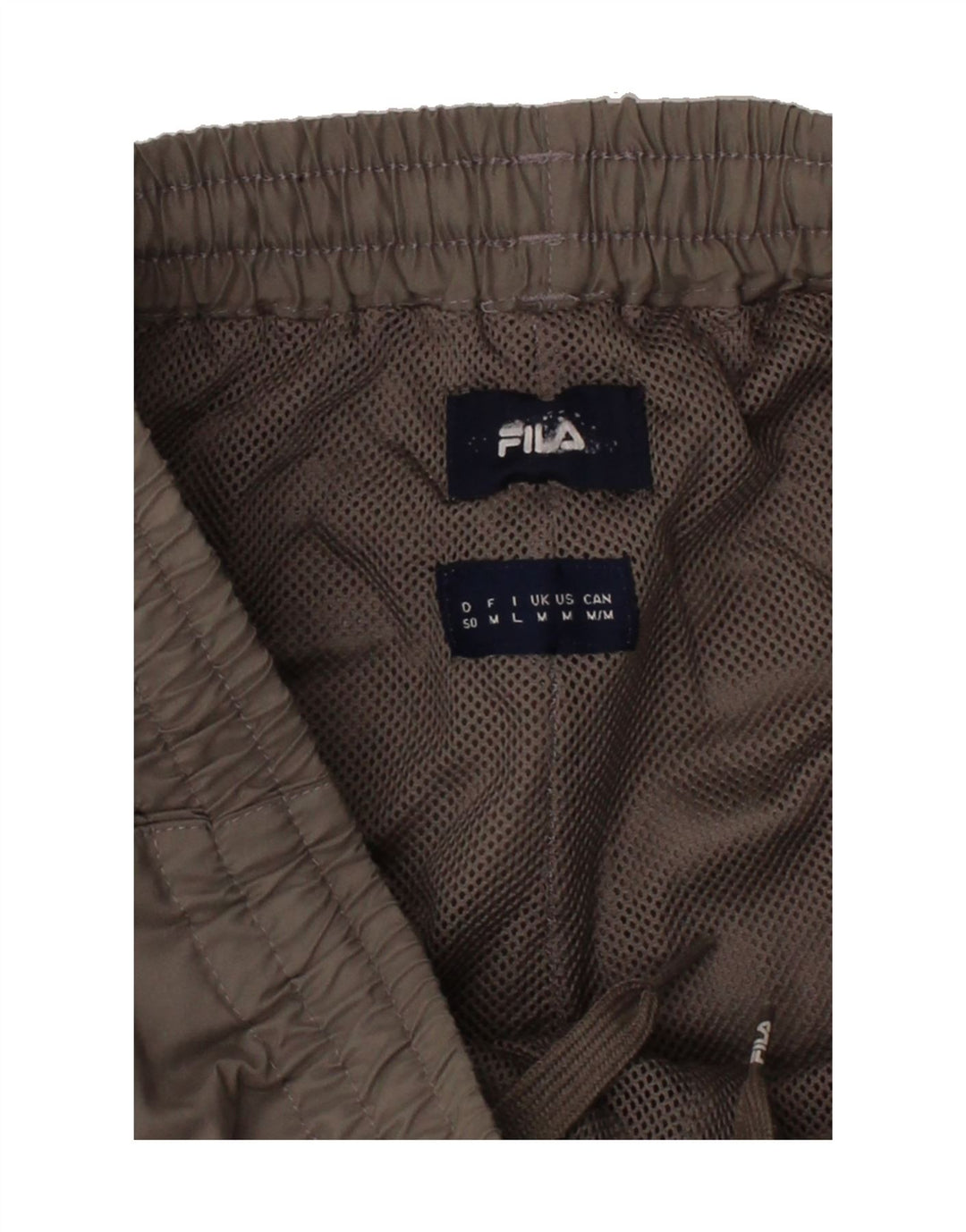 FILA Mens Tracksuit Trousers Joggers Medium  Brown Polyester Vintage Fila and Second-Hand Fila from Messina Hembry 