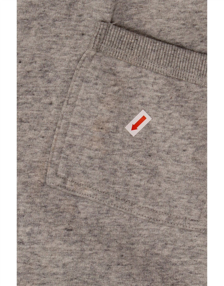 SUPERDRY Mens Tracksuit Trousers Joggers XL  Grey Flecked Cotton