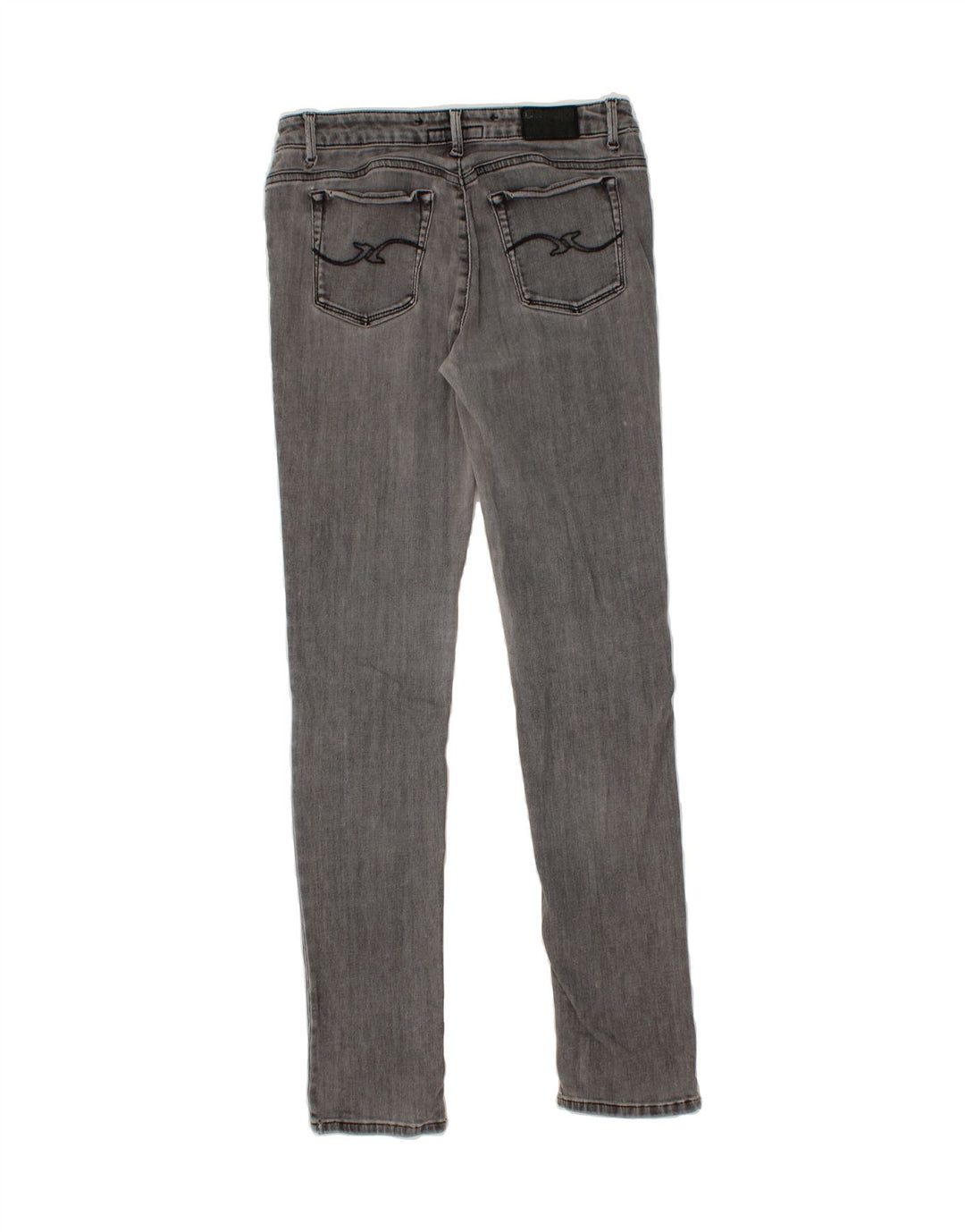 TRUSSARDI Womens Skinny Jeans W29 L30 Grey Cotton Vintage Trussardi and Second-Hand Trussardi from Messina Hembry 