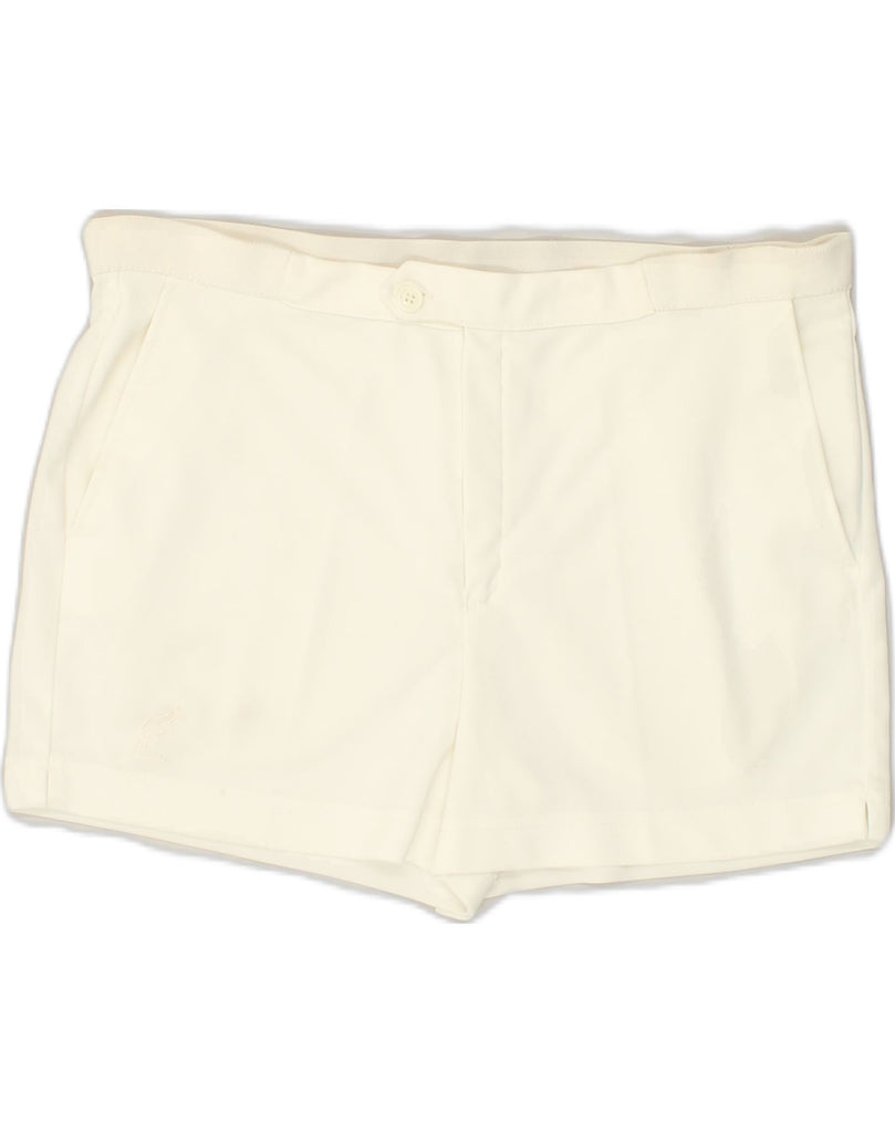 AUSTRALIAN L'ALPINA Mens Sport Shorts IT 52 XL White Polyester | Vintage AUSTRALIAN L'ALPINA | Thrift | Second-Hand AUSTRALIAN L'ALPINA | Used Clothing | Messina Hembry 