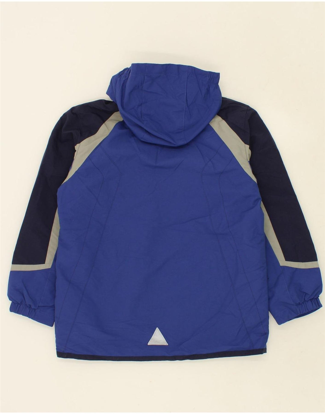 L.L.BEAN Boys Hooded Windbreaker Jacket 10-11 Years Medium Blue Vintage L.L.Bean and Second-Hand L.L.Bean from Messina Hembry 