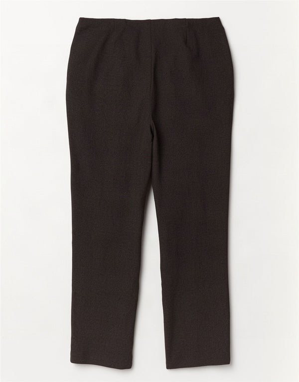 Marks & Spencer Womens Straight Casual Trousers UK 14 Large W32 L27 Black