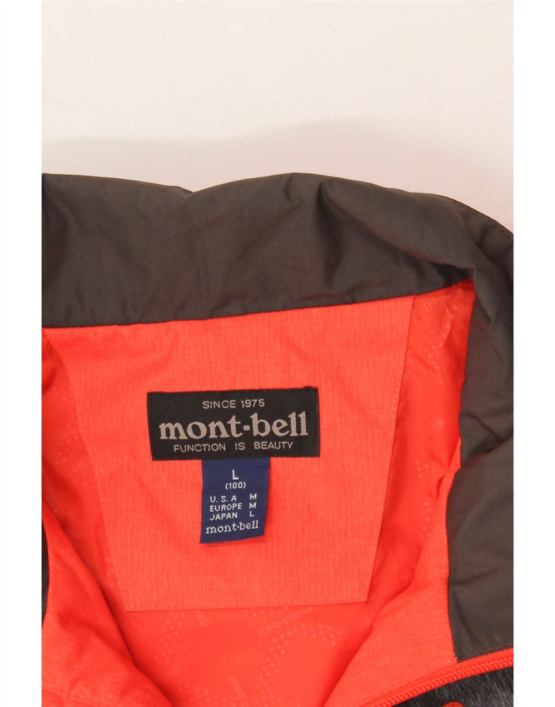 MONTBELL Mens Ski Jacket UK 38 Medium Red Colourblock Vintage Montbell and Second-Hand Montbell from Messina Hembry 