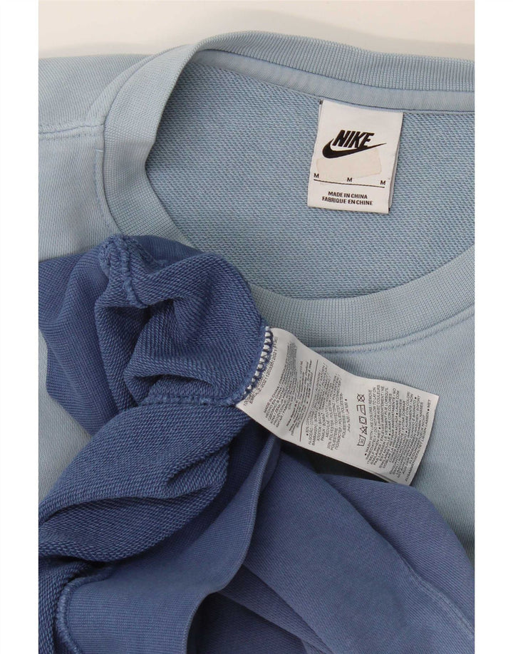 Nike Mens Sweatshirt Jumper Medium Blue Tie Dye Cotton