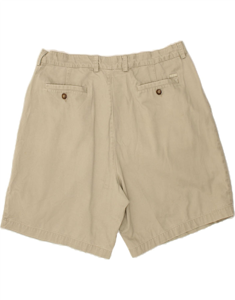 IZOD Mens Pegged Chino Shorts W38 XL Beige Cotton Vintage Izod and Second-Hand Izod from Messina Hembry 