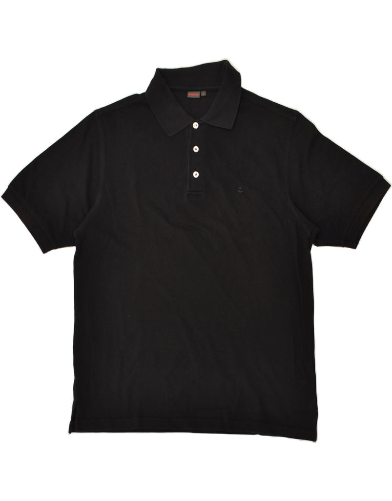 INVICTA Mens Polo Shirt Large Black Cotton | Vintage Invicta | Thrift | Second-Hand Invicta | Used Clothing | Messina Hembry 