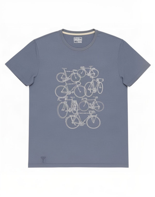 Fat Face Mens Graphic T-Shirt Top Large Blue Cotton