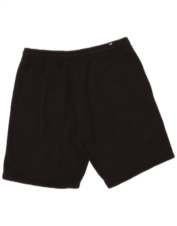 PUMA Mens Graphic Sport Shorts Large  Black