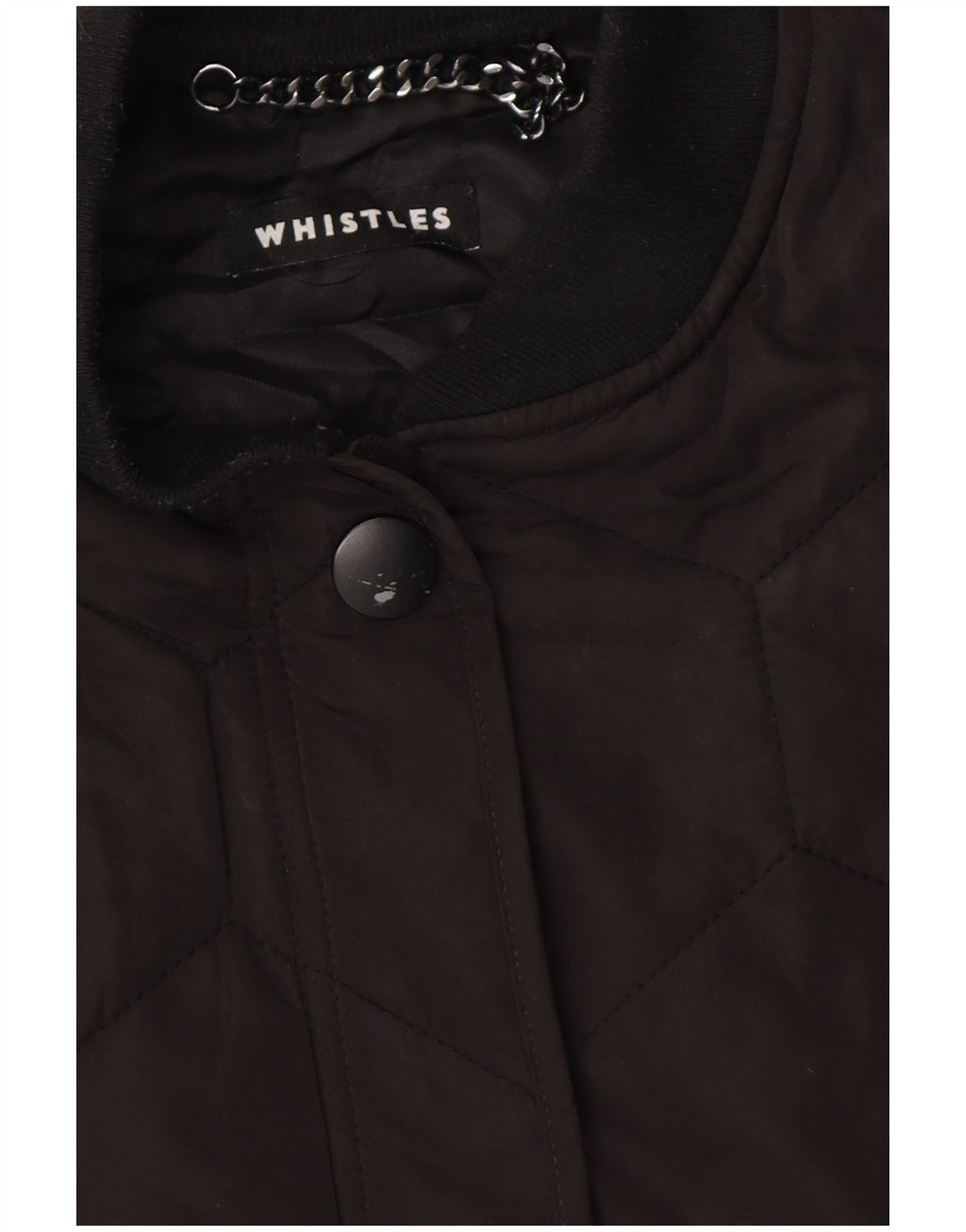 WHISTLES Womens Padded Jacket UK 18 XL Black