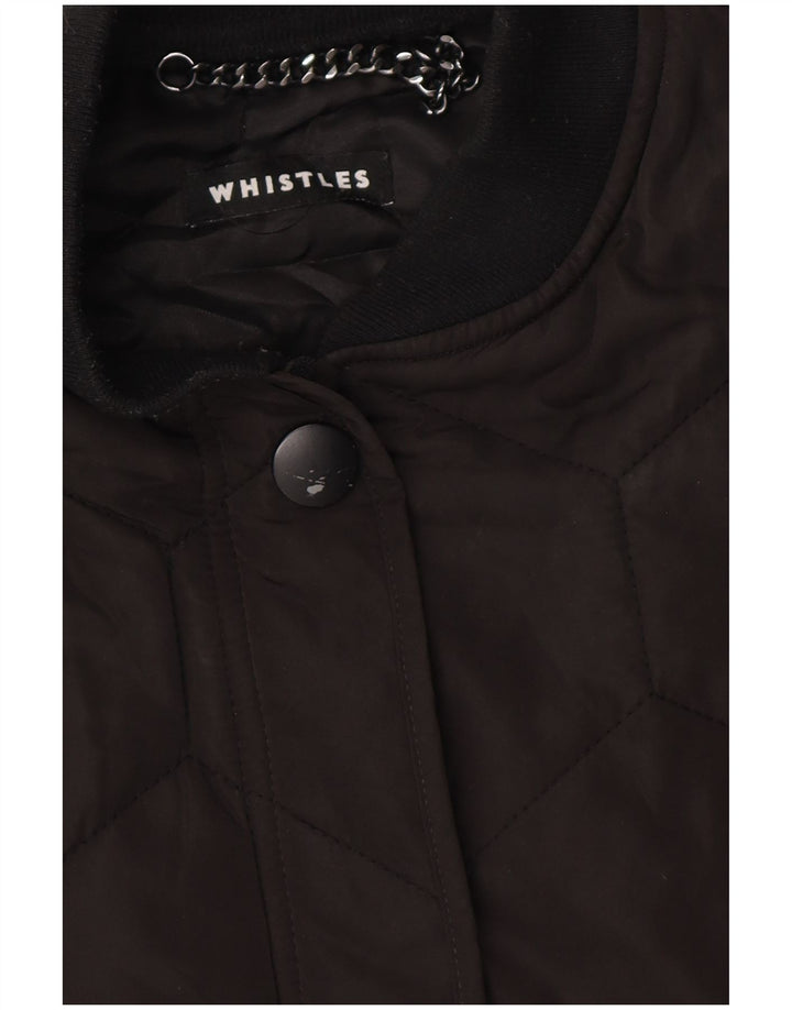 WHISTLES Womens Padded Jacket UK 18 XL Black