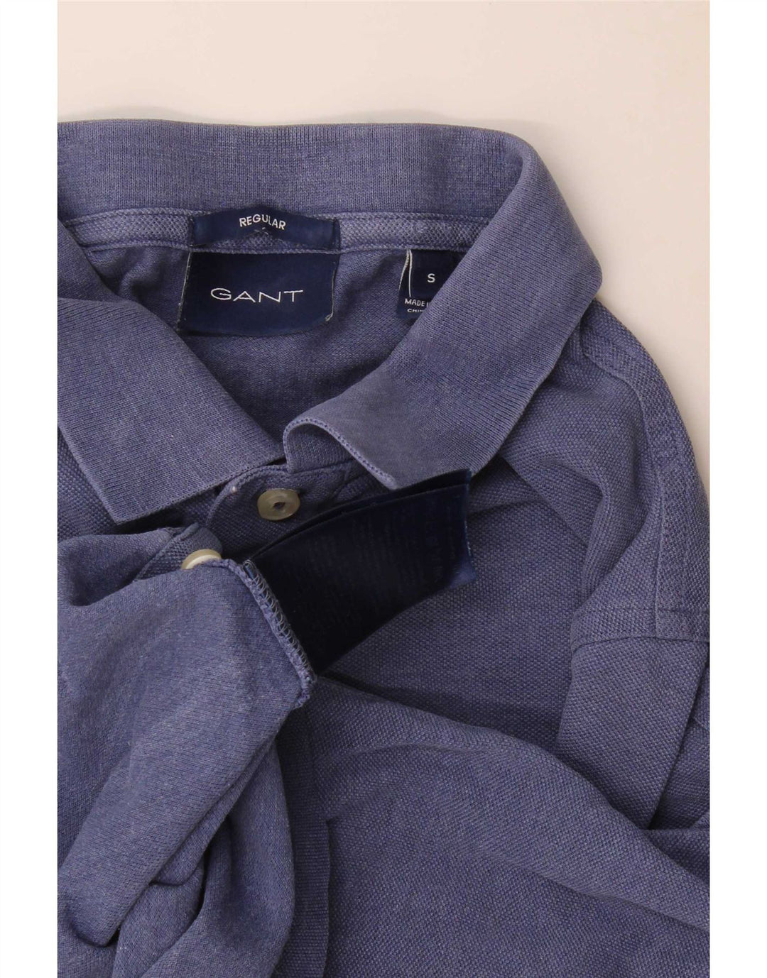 Gant Mens Regular Fit Polo Shirt Small Blue