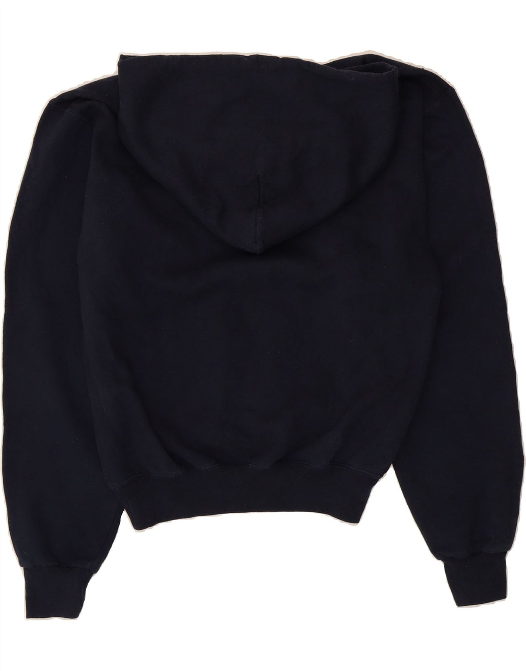 CHAMPION Womens Oversized Hoodie Jumper UK 10 Small Navy Blue Vintage Champion and Second-Hand Champion from Messina Hembry 