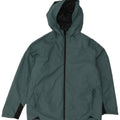 DECATHLON Boys Quechua Hooded Rain Jacket 12-13 Years Green Polyester