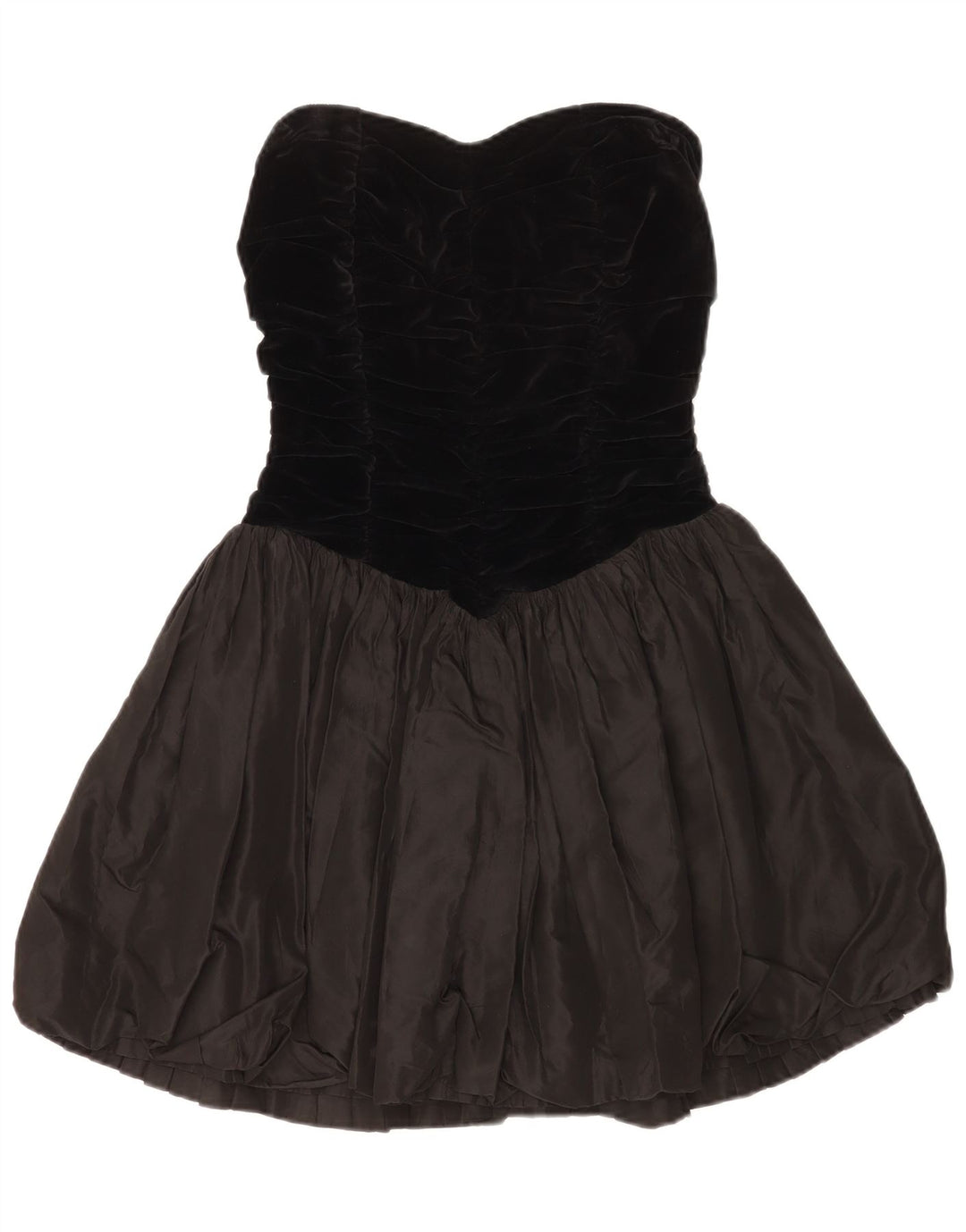 Aria Womens Strapless Dress UK 10 Small Black Colourblock
