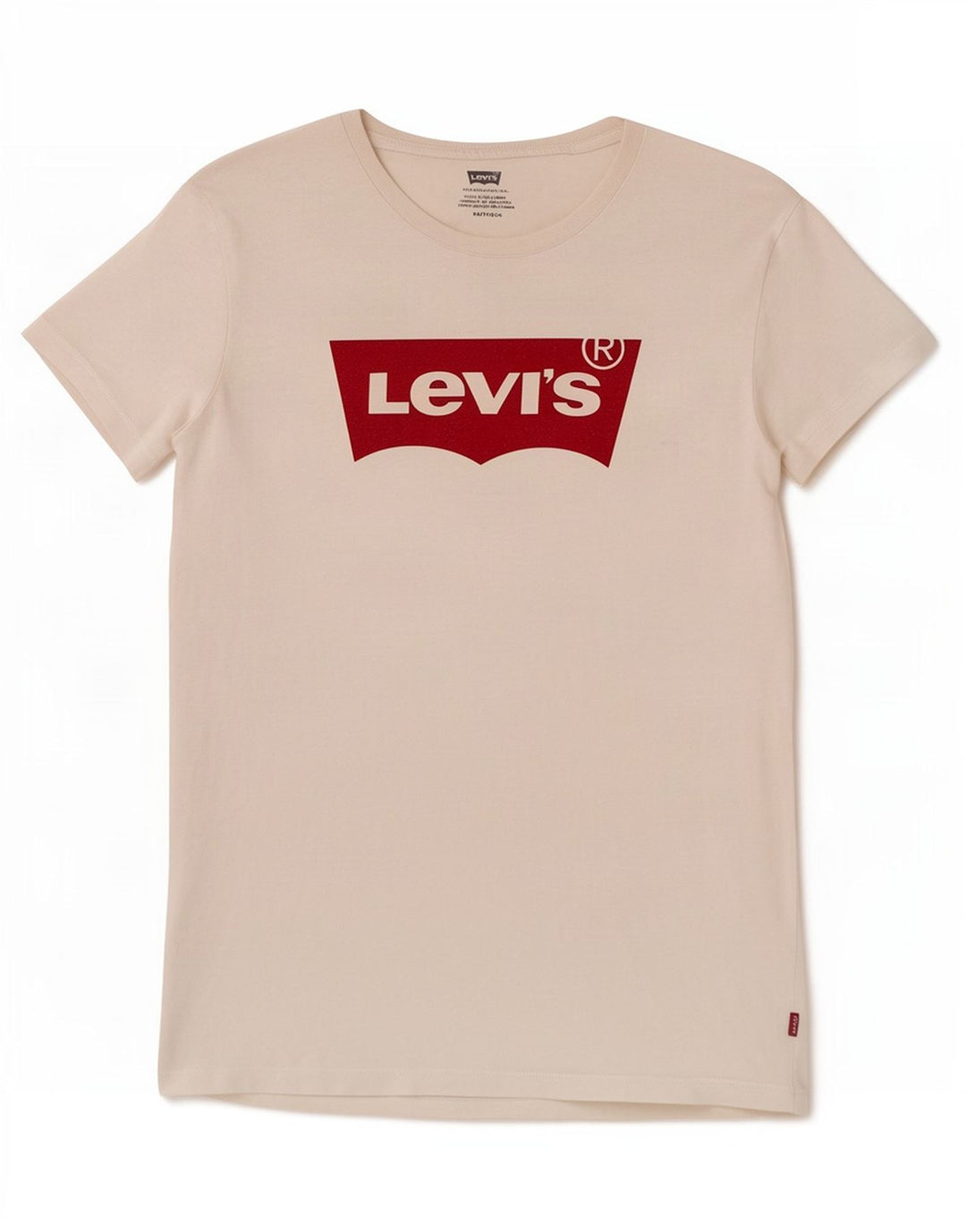 Levi's Womens Graphic T-Shirt Top UK 6 XS White