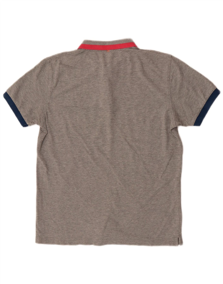 Sun68 Mens Polo Shirt Medium Grey Flecked
