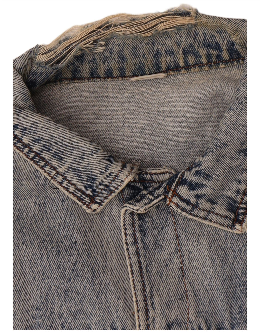 Vintage Mens Denim Jacket UK 38 Medium Blue Cotton