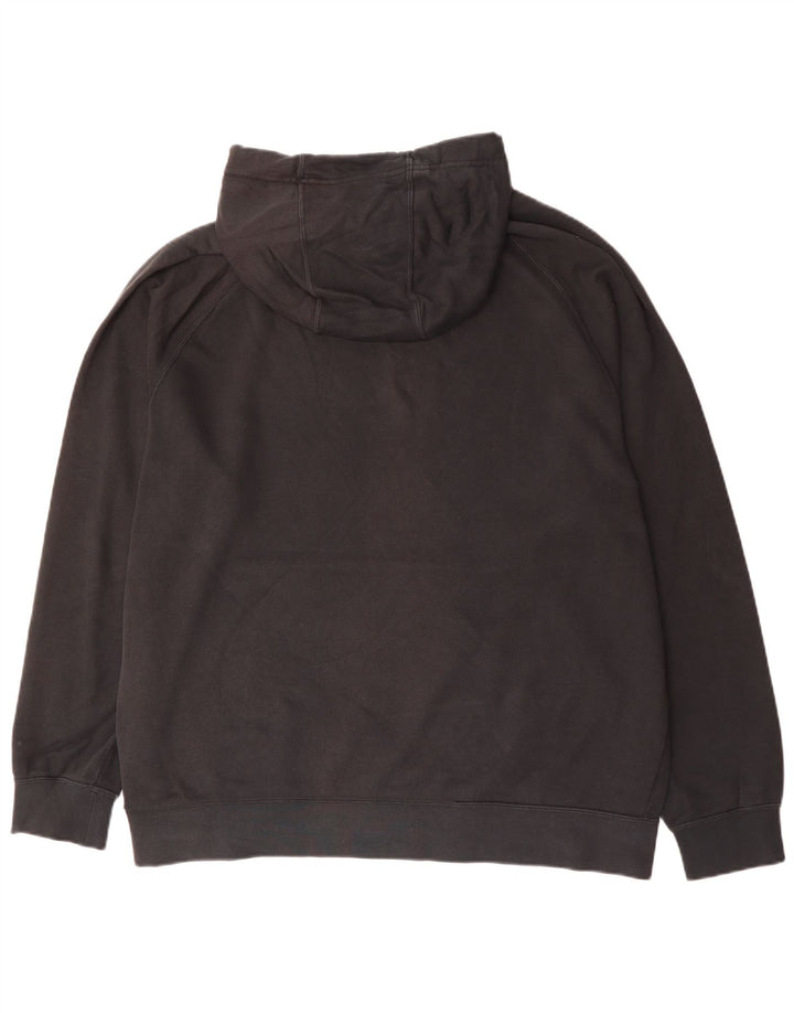 Nike Mens Graphic Hoodie Jumper 2XL Black Cotton