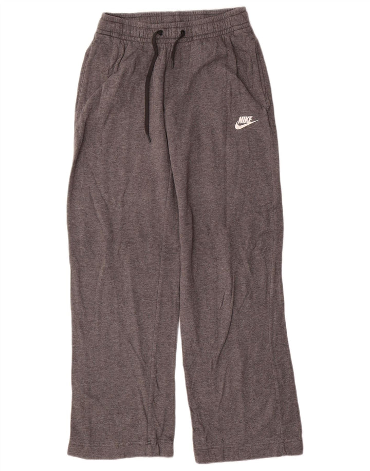 NIKE Womens Tracksuit Trousers UK 6 XS Grey Cotton