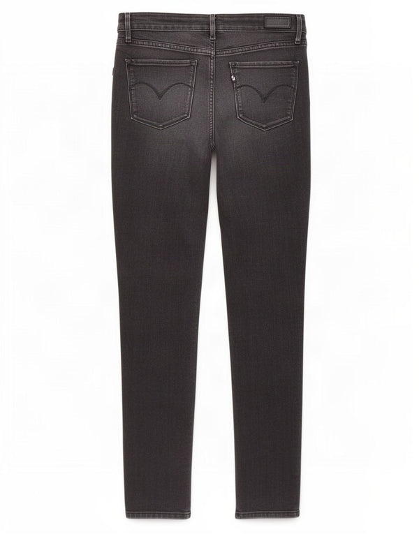Levi's Womens Slim Jeans W27 L32 Black Cotton