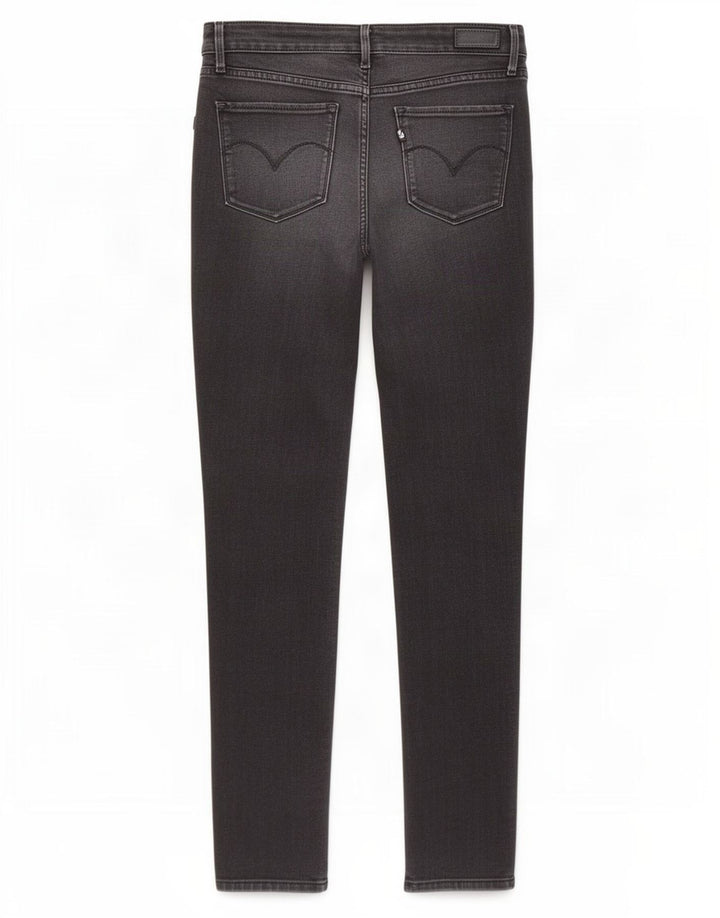 Levi's Womens Slim Jeans W27 L32 Black Cotton
