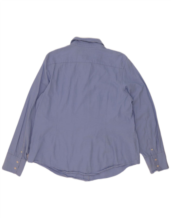 Tommy Hilfiger Womens Shirt UK 20 2XL Blue Cotton