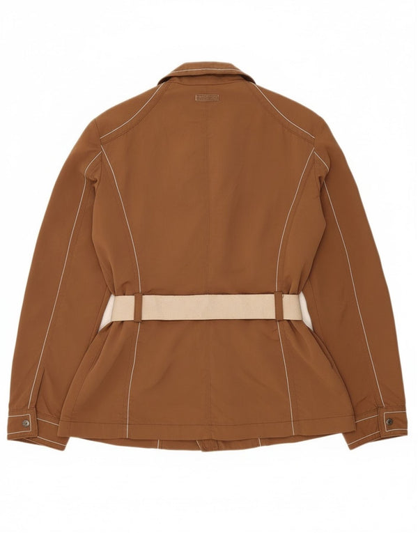 Marlboro Classics Womens Utility Jacket UK 20 2XL Brown Polyamide