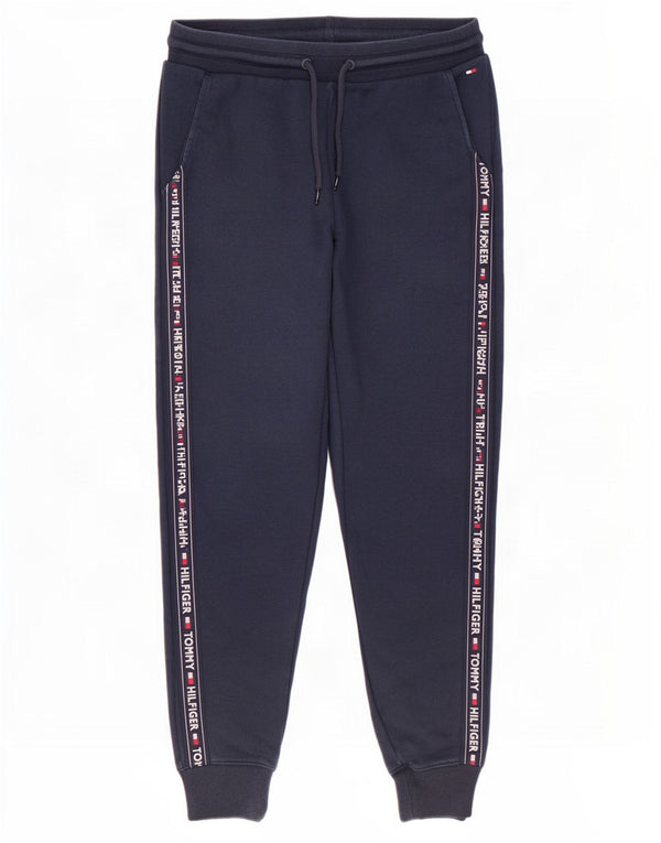 Tommy Hilfiger Mens Graphic Tracksuit Trousers Joggers Medium Navy Blue