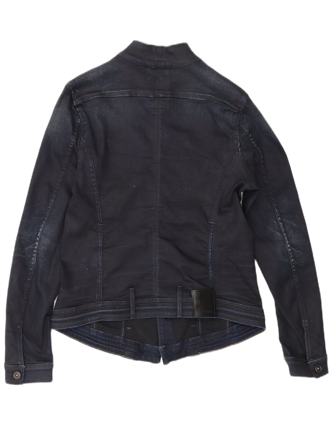 G-Star Womens Denim Jacket UK 14 Large Navy Blue