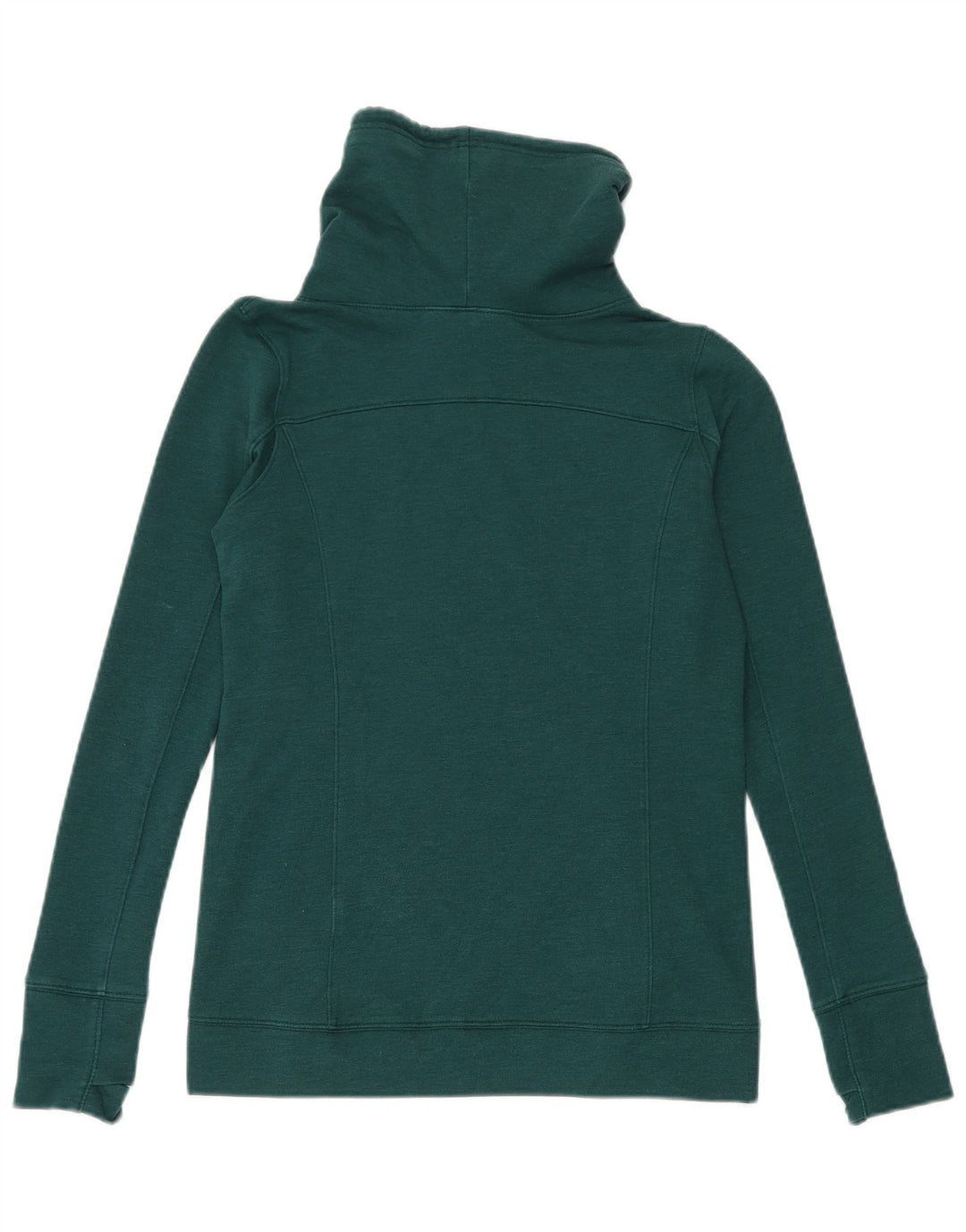 Under Armour Womens Roll Neck Sweatshirt Jumper UK 10 Small Green