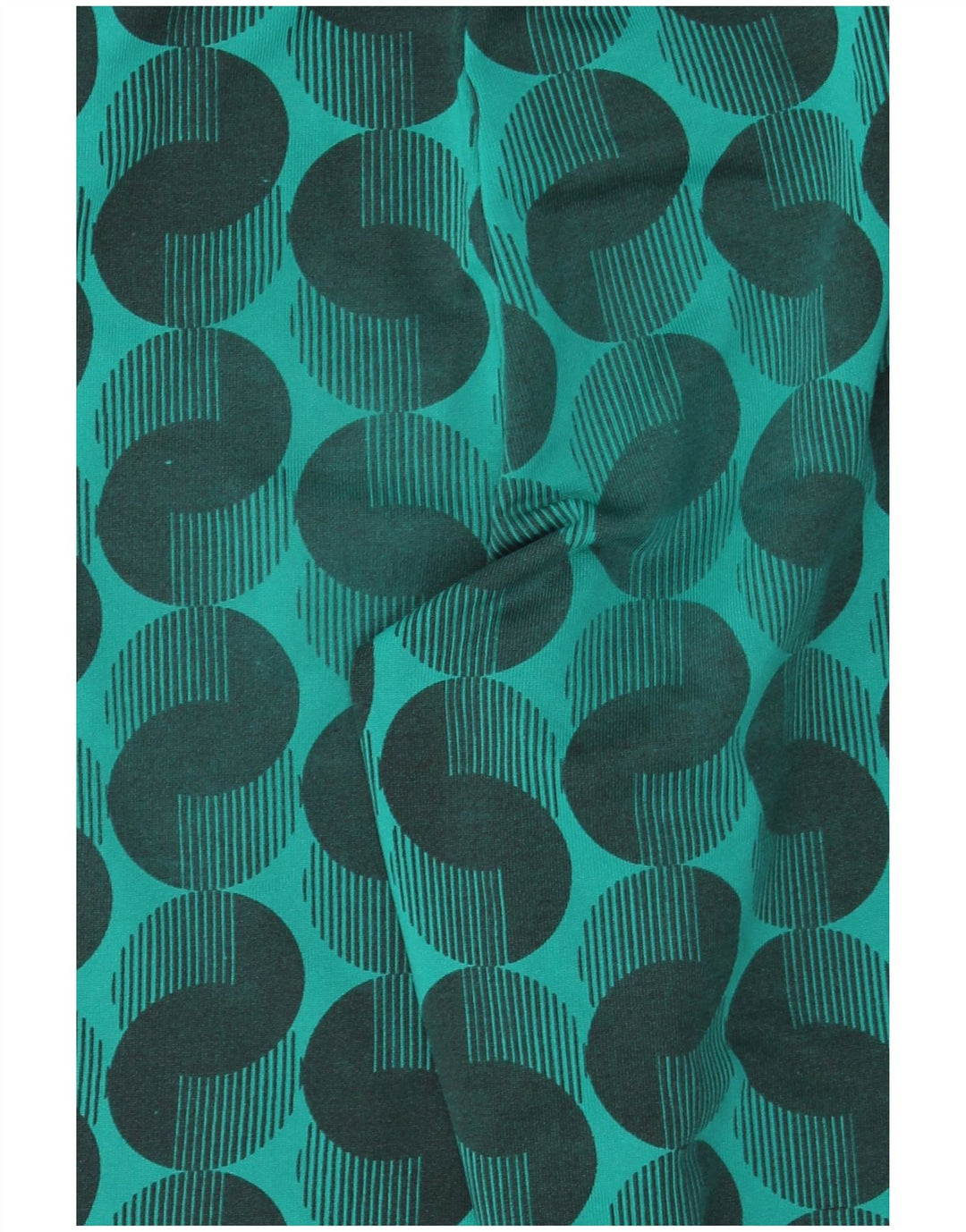 Puma Girls Leggings 9-10 Years Medium Green Geometric Polyester