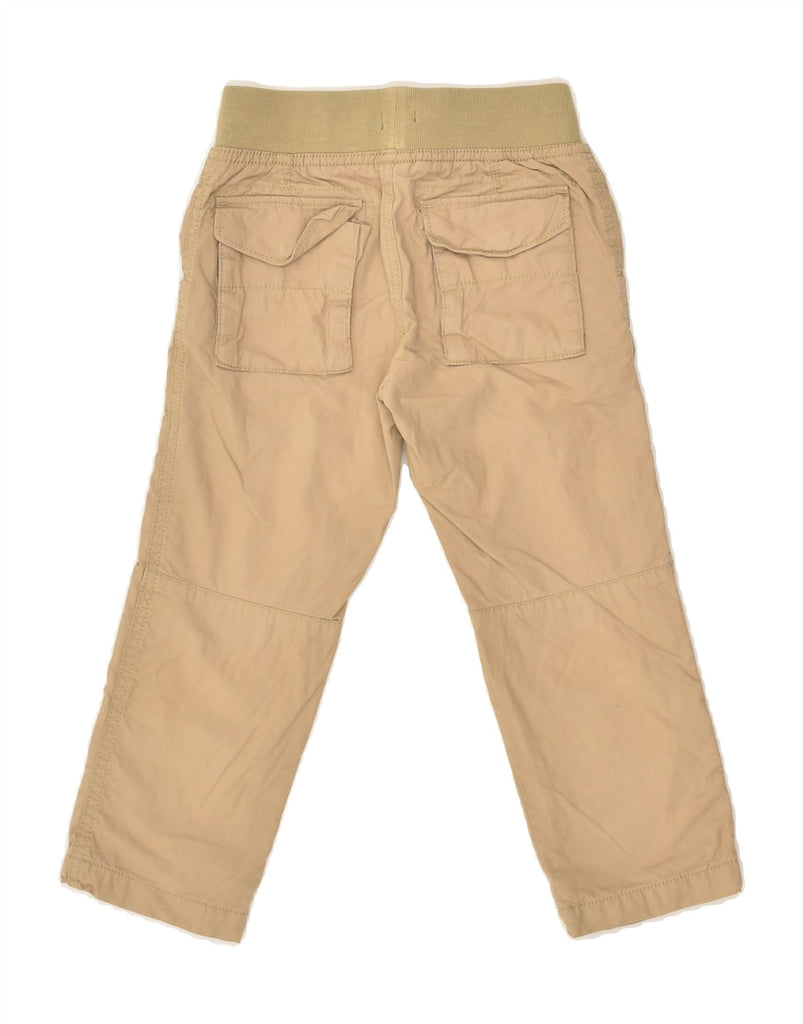 BENETTON Boys Graphic Casual Trousers 2-3 Years W20 L16 Beige | Vintage Benetton | Thrift | Second-Hand Benetton | Used Clothing | Messina Hembry 