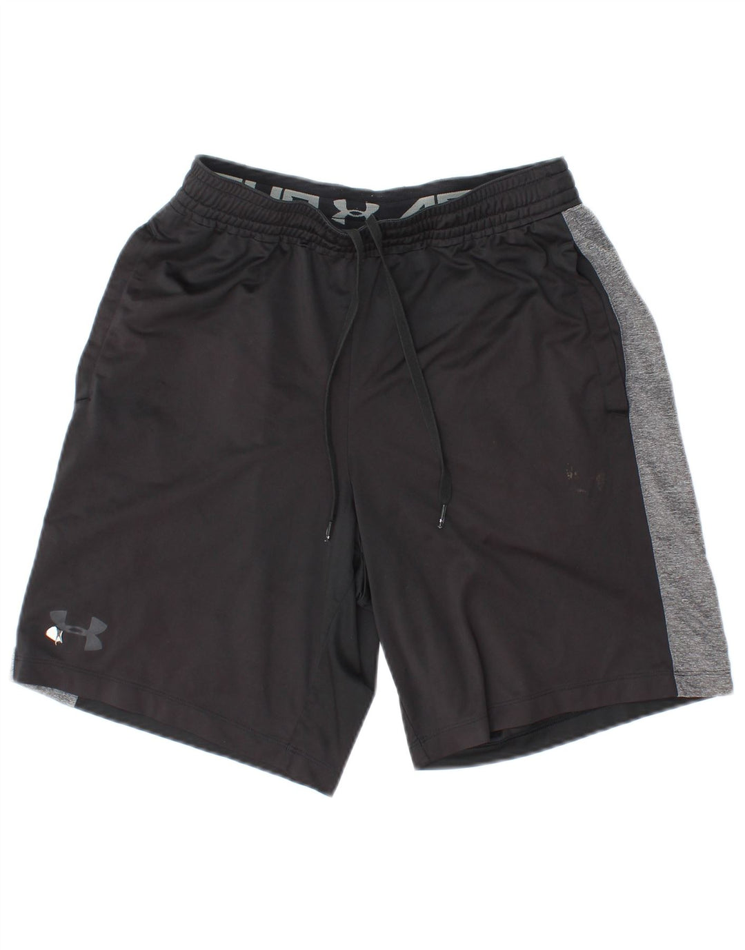 Under Armour Mens Heat Gear Sport Shorts Small  Black Colourblock