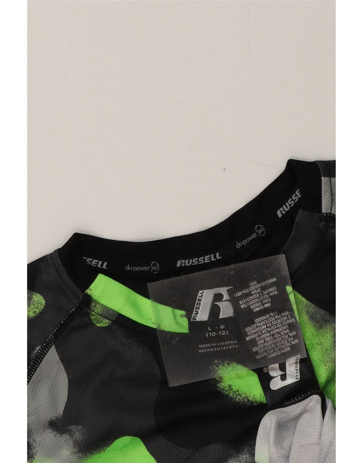 RUSSELL ATHLETIC Boys T-Shirt Top 10-11 Years Large Multicoloured