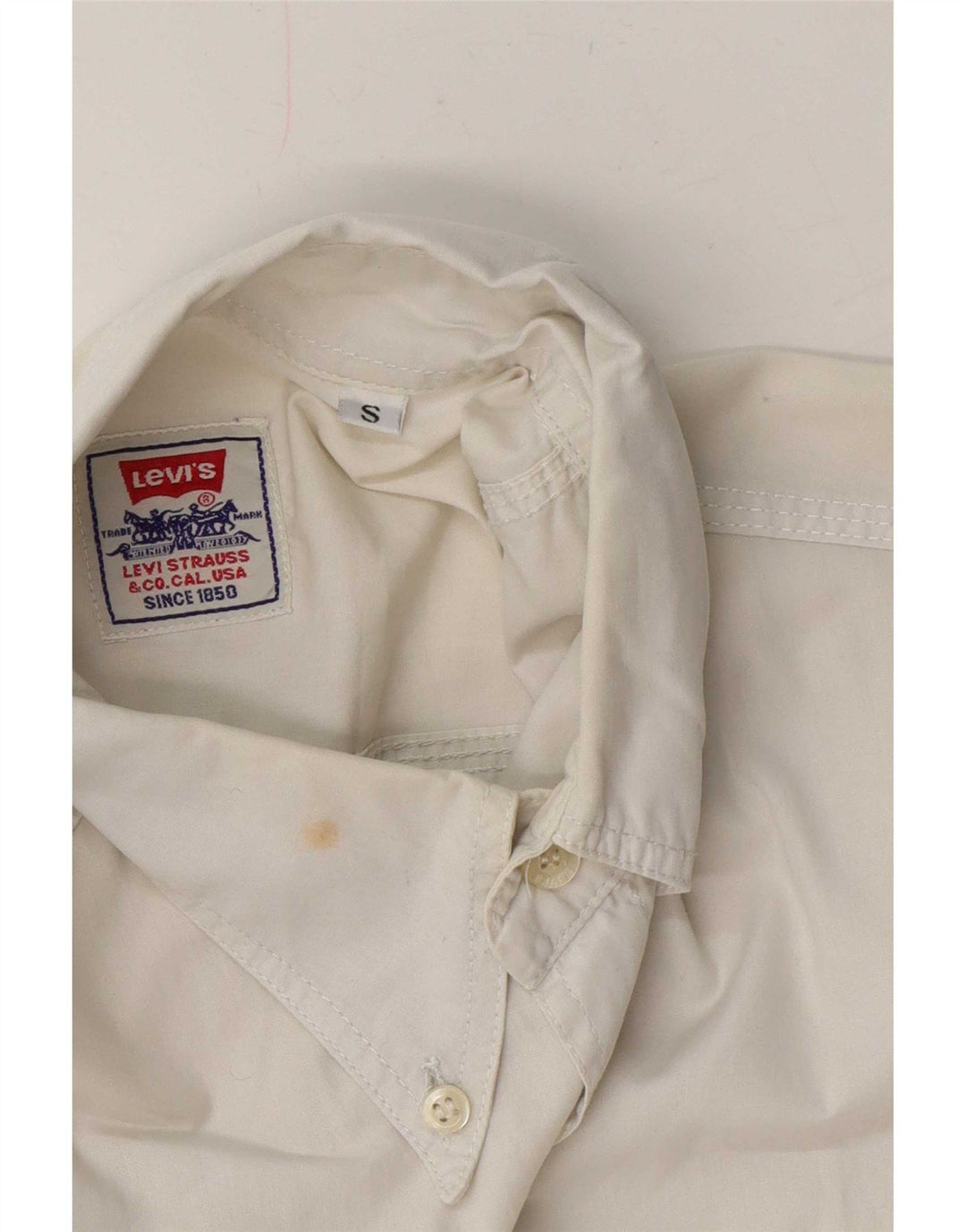 Levi's Mens Shirt Small White