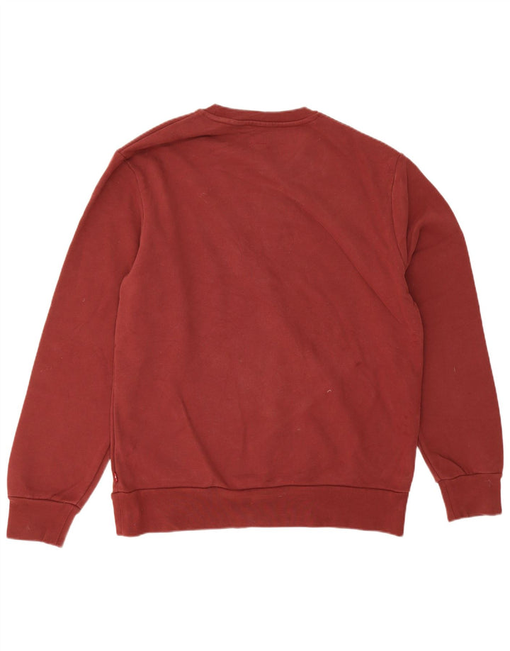 Levi's Mens Sweatshirt Jumper Medium Burgundy Cotton