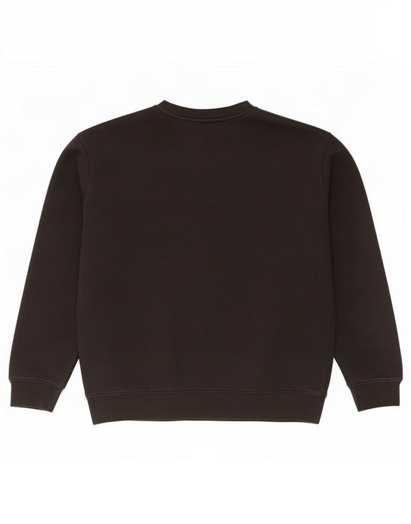 Zara Mens Sweatshirt Jumper Large Black Cotton