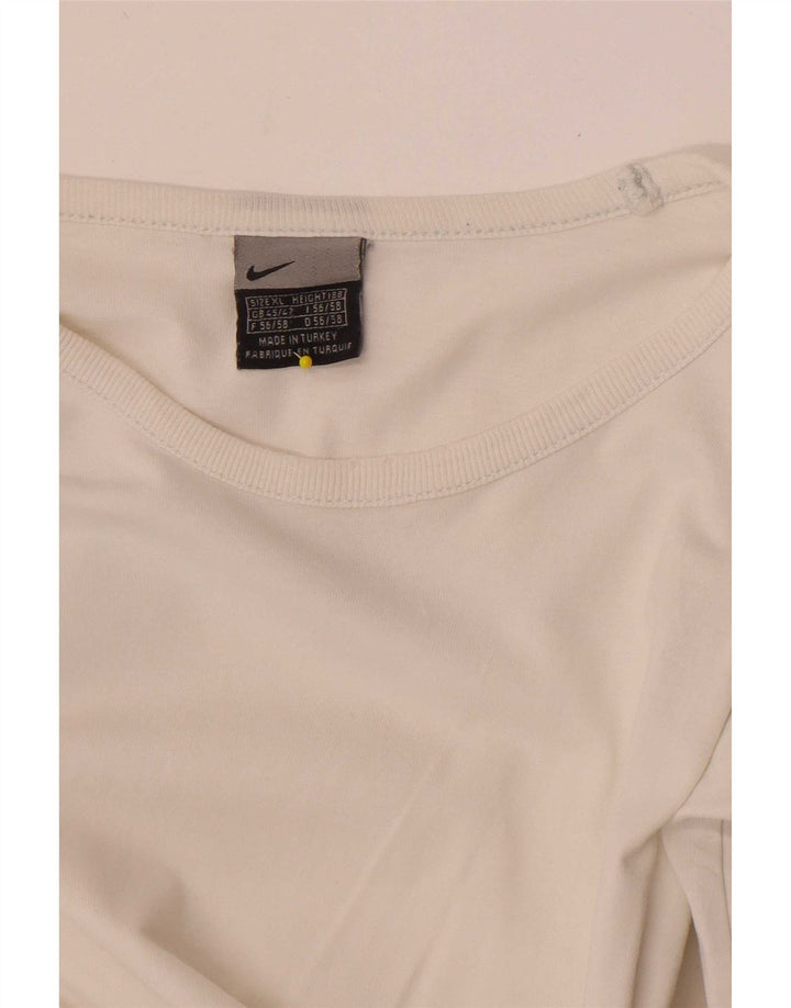 Nike Mens Top Long Sleeve XL White