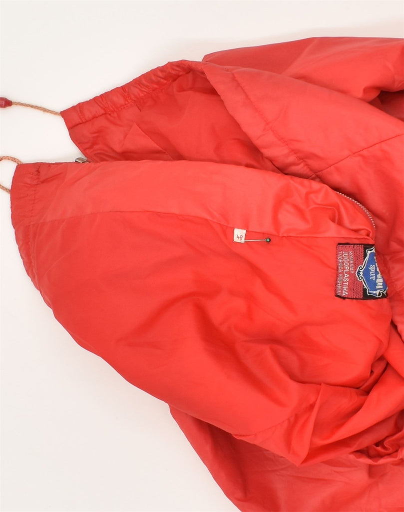 VINTAGE Womens Rain Jacket IT 48 XL Red Nylon | Vintage Vintage | Thrift | Second-Hand Vintage | Used Clothing | Messina Hembry 