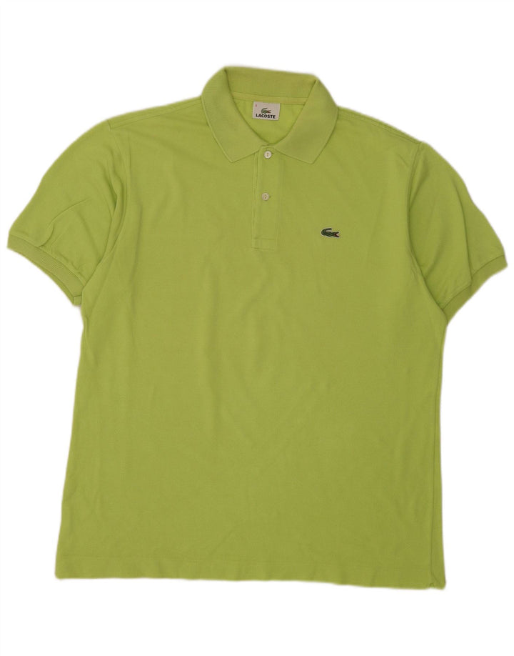 Lacoste Mens Polo Shirt Size 5 Large Green Cotton