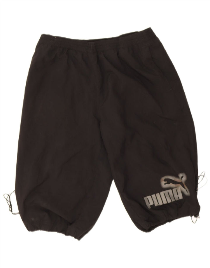 Puma Mens Graphic Sport Shorts Large Black Polyester