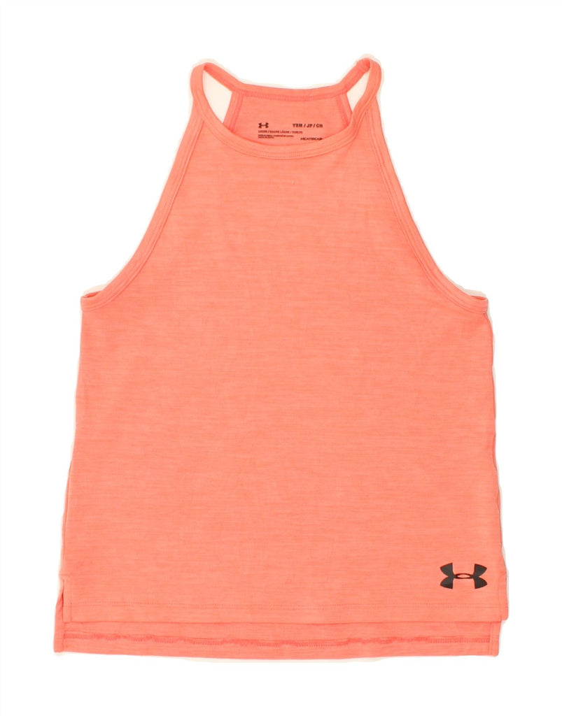 UNDER ARMOUR Girls Heat Gear Vest Top 7-8 Years Small Pink | Vintage Under Armour | Thrift | Second-Hand Under Armour | Used Clothing | Messina Hembry 