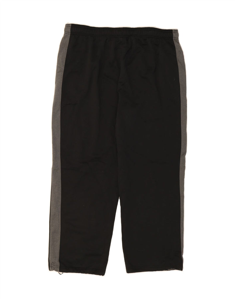 RUSSELL ATHLETIC Mens Tracksuit Trousers XL Black Colourblock Polyester Vintage Russell Athletic and Second-Hand Russell Athletic from Messina Hembry 