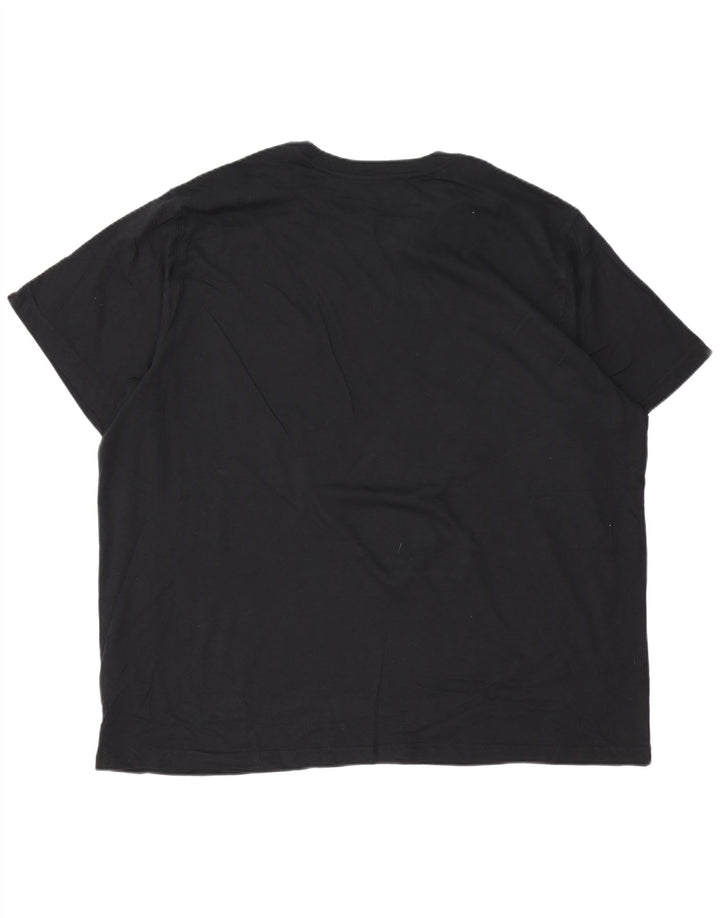 EDDIE BAUER Mens T-Shirt Top 3XL Black Cotton