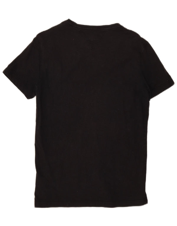 Tommy Hilfiger Mens T-Shirt Top Medium Black Cotton