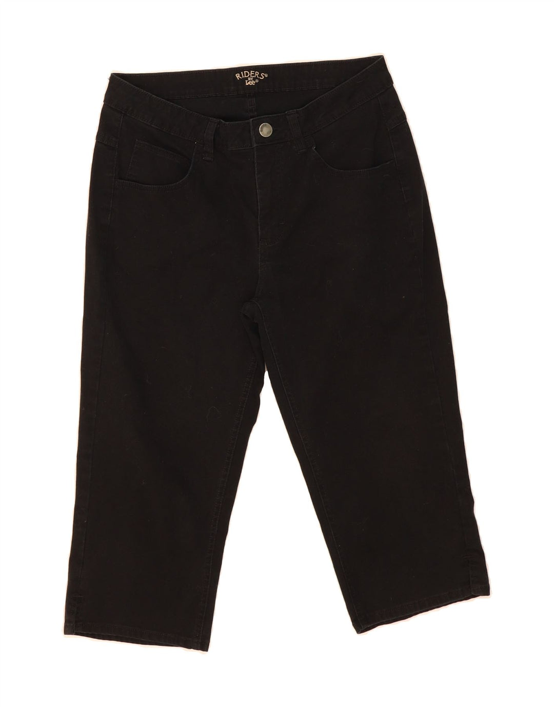 LEE Womens Riders Capri Jeans US 10 Large W32 L18 Black Cotton Vintage Lee and Second-Hand Lee from Messina Hembry 