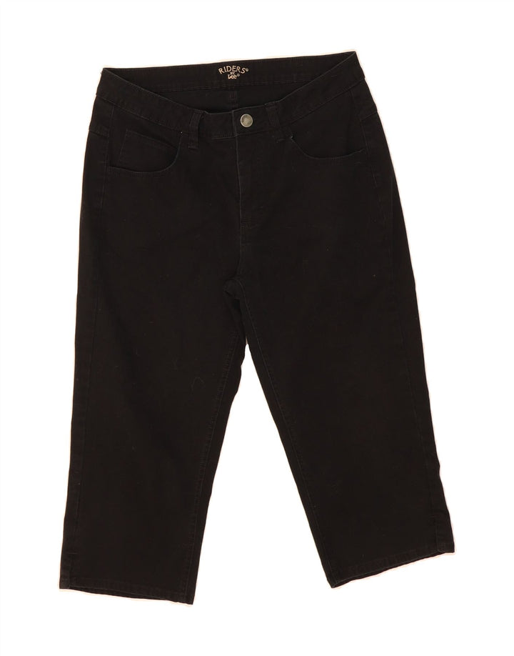 LEE Womens Riders Capri Jeans US 10 Large W32 L18 Black Cotton Vintage Lee and Second-Hand Lee from Messina Hembry 