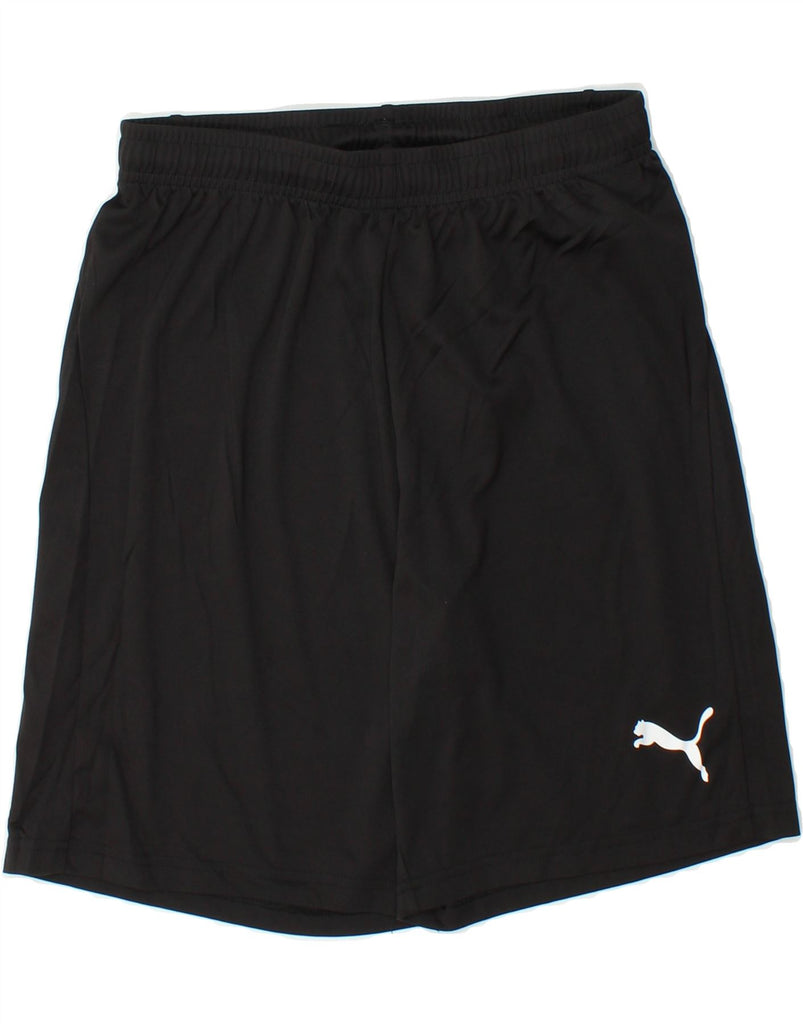 PUMA Mens Sport Shorts Small  Black Polyester Vintage Puma and Second-Hand Puma from Messina Hembry 