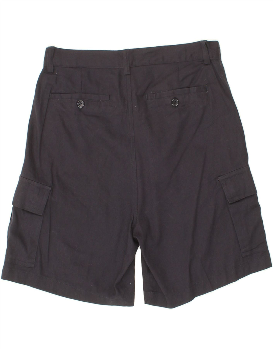 SKY FLY Mens Cargo Shorts IT 46 Small W29  Navy Blue Cotton Vintage Sky Fly and Second-Hand Sky Fly from Messina Hembry 
